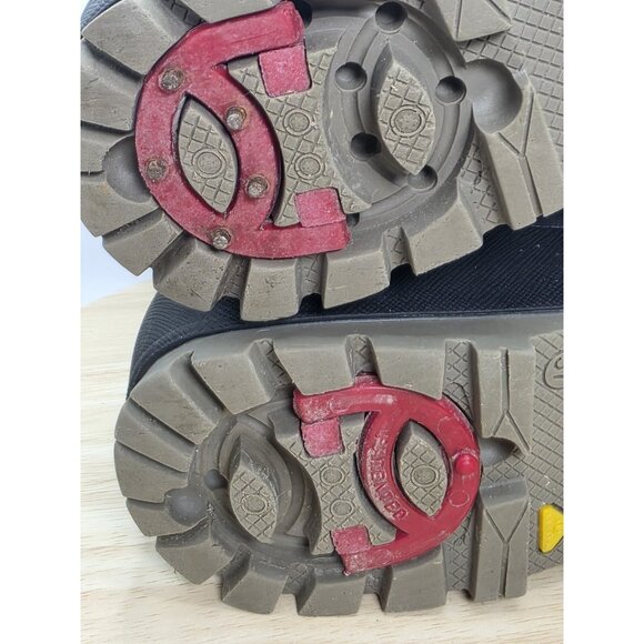 OLANG Size 7 Women's Winter Ski Snow Boots Insulated  Black Faux-Fur Lining GRIP - Picture 11 of 11